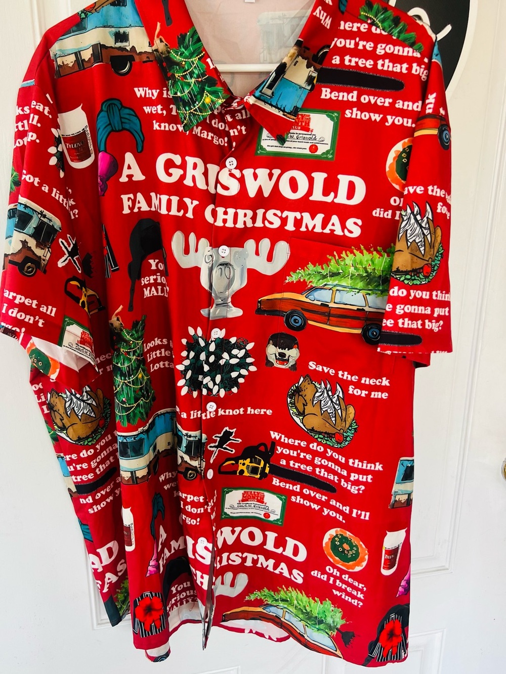 Sz 3X National Lampoon Conversation Starting Holiday Shirt